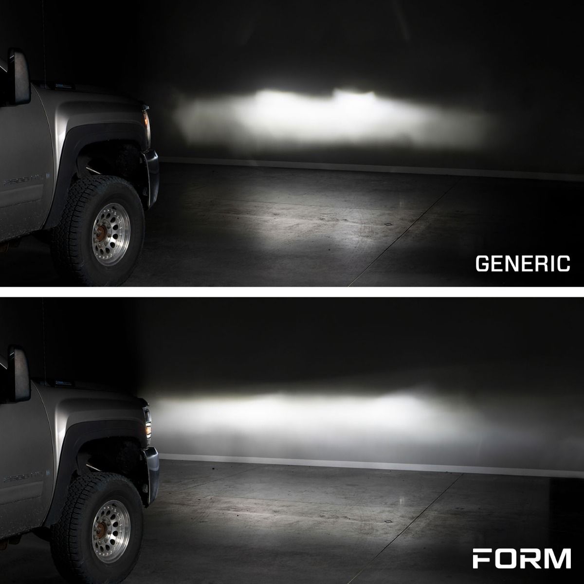 Form Lighting - 2007 - 2013 Chevrolet Silverado LED Reflector Headlights (pair)