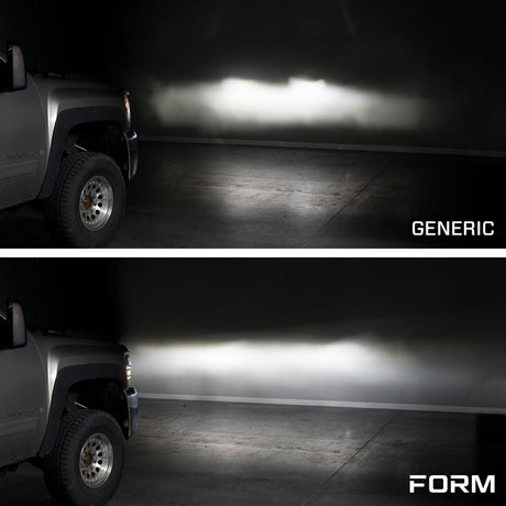 Form Lighting - 2007 - 2013 Chevrolet Silverado LED Reflector Headlights (pair)