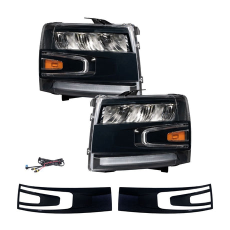 Form Lighting - 2007 - 2013 Chevrolet Silverado LED Reflector Headlights (pair)