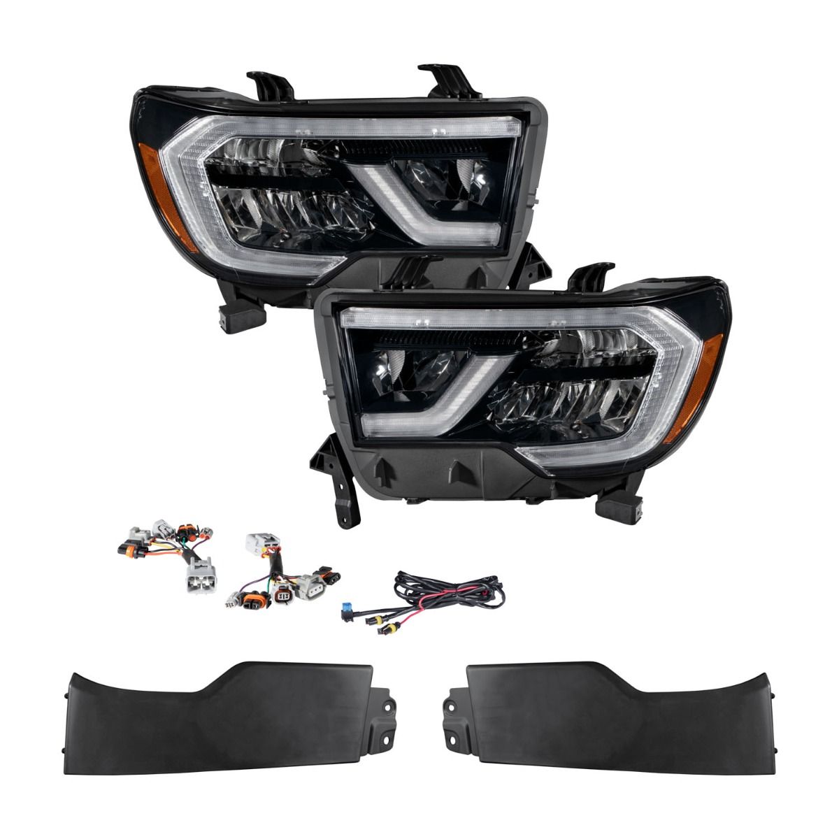 Form Lighting - 2007 - 2013 Toyota Tundra LED Reflector Headlights (pair)