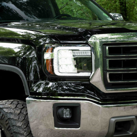 Form Lighting - 2014 - 2018 GMC Sierra 1500 LED Reflector Headlights (pair)