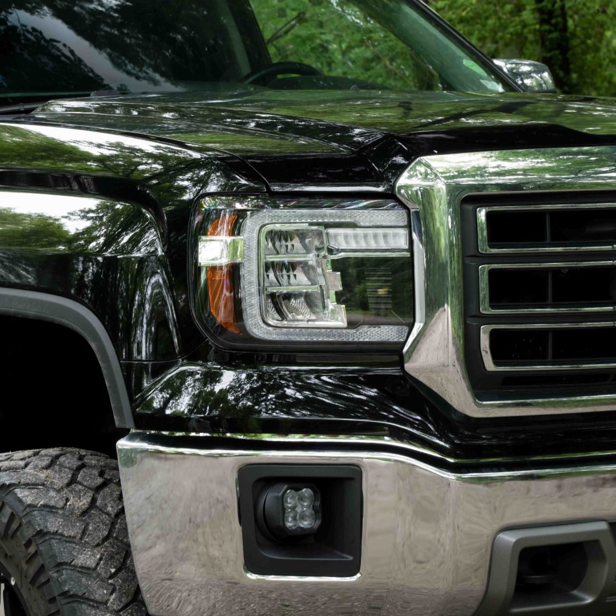Form Lighting - 2014 - 2018 GMC Sierra 1500 LED Reflector Headlights (pair)