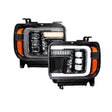 Form Lighting - 2015 - 2019 GMC Sierra 2500/3500 LED Projector Headlights (pair)