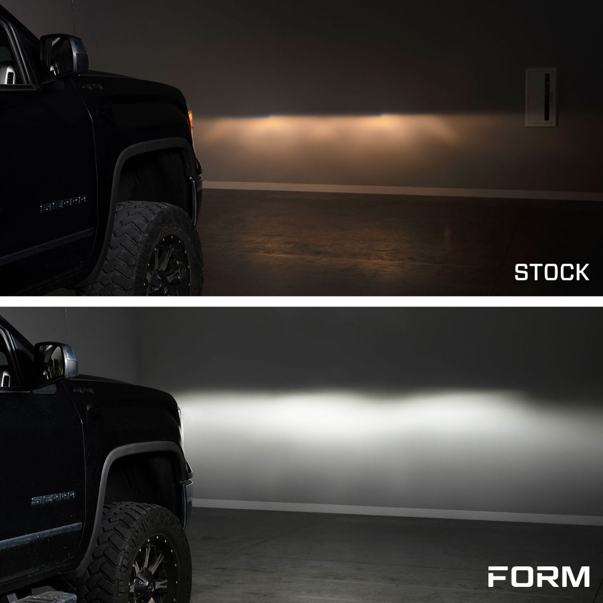 Form Lighting - 2015 - 2019 GMC Sierra 2500/3500 LED Reflector Headlights (pair)