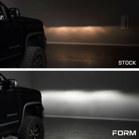 Form Lighting - 2015 - 2019 GMC Sierra 2500/3500 LED Reflector Headlights (pair)