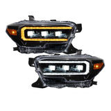 Form Lighting - 2016 - 2023 Toyota Tacoma LED Projector Headlights with Selectable DRL (pair)