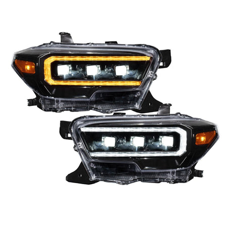 Form Lighting - 2016 - 2023 Toyota Tacoma LED Projector Headlights with Selectable DRL (pair)