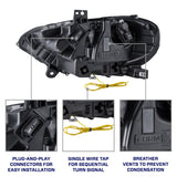 Form Lighting - 2018 - 2023 Ford Mustang LED Headlights (pair)
