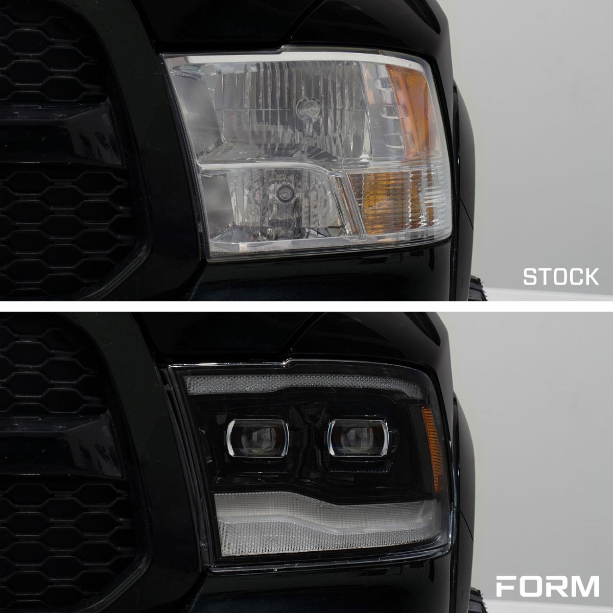 Form Lighting - 2019 - 2024 Ram 1500 Classic LED Projector Headlights (pair)