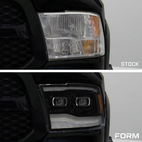 Form Lighting - 2019 - 2024 Ram 1500 Classic LED Projector Headlights (pair)