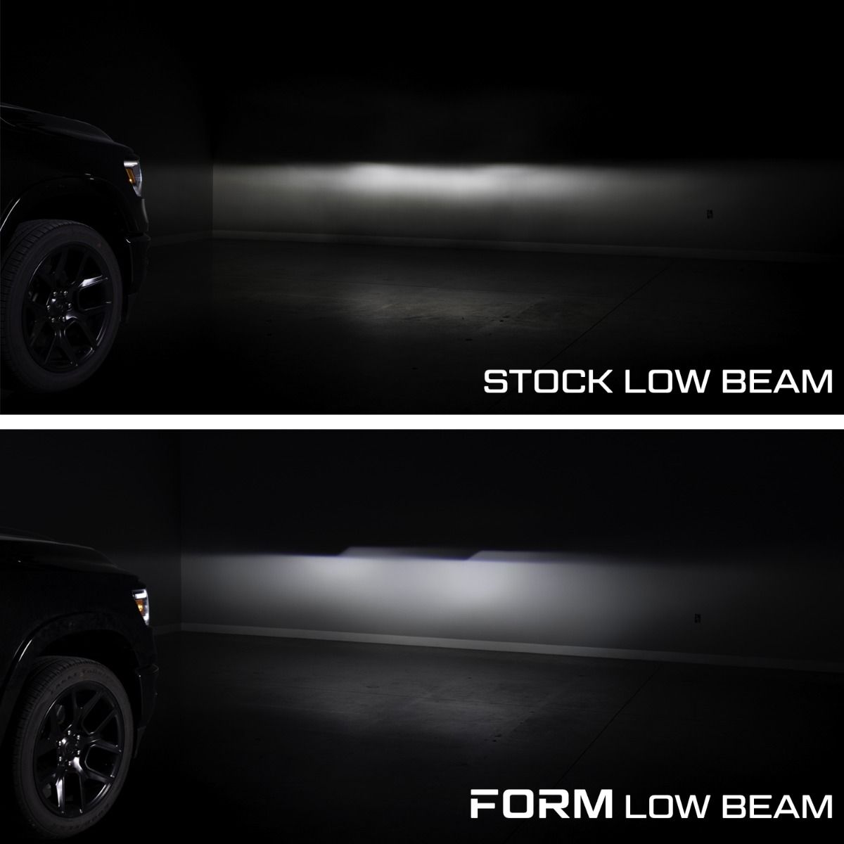 Form Lighting - 2019 - 2024 Ram 1500 Sequential LED Projector Headlights (pair)