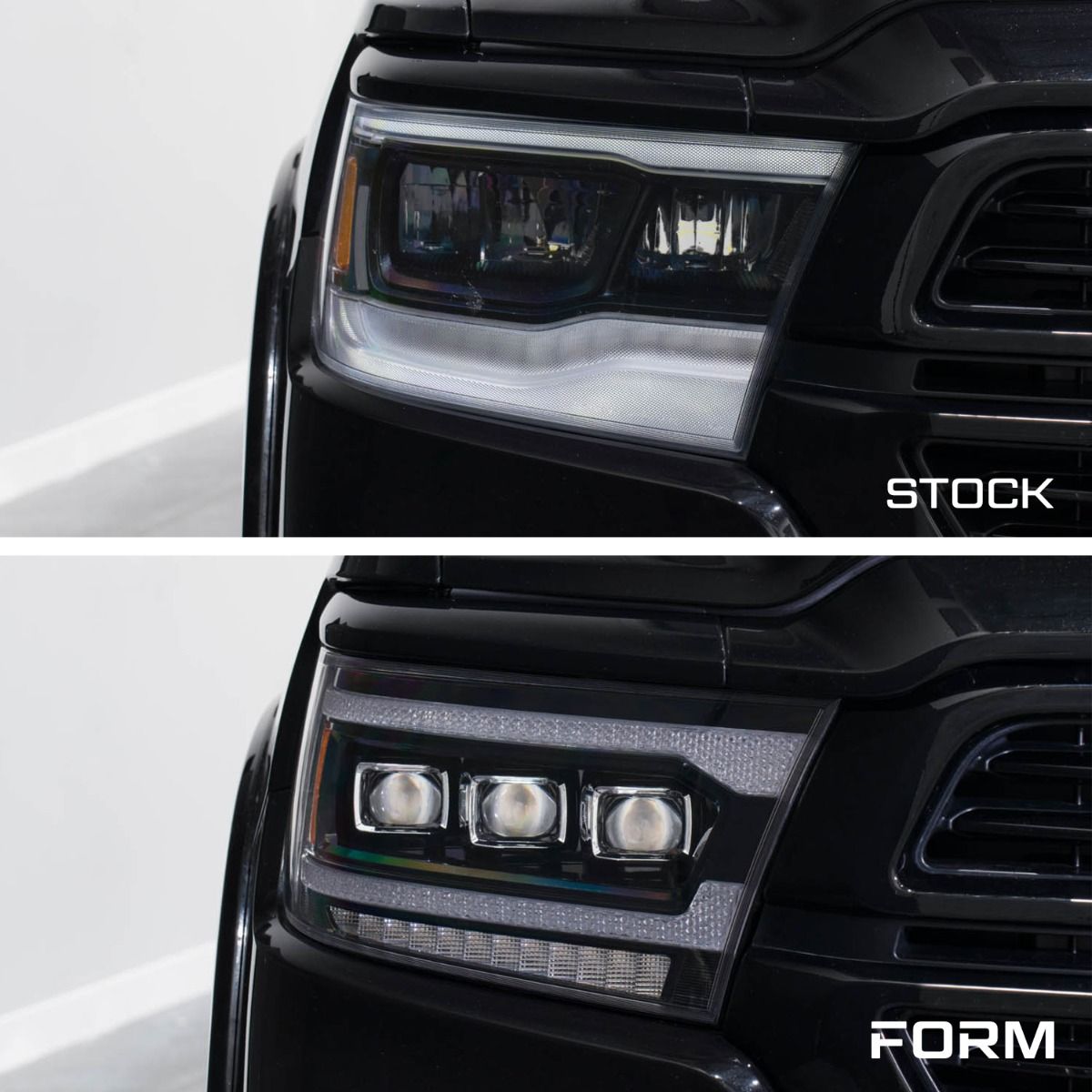 Form Lighting - 2019 - 2024 Ram 1500 Sequential LED Projector Headlights (pair)