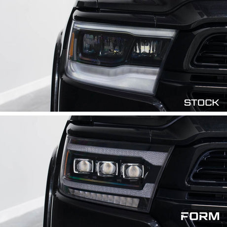Form Lighting - 2019 - 2024 Ram 1500 Sequential LED Projector Headlights (pair)