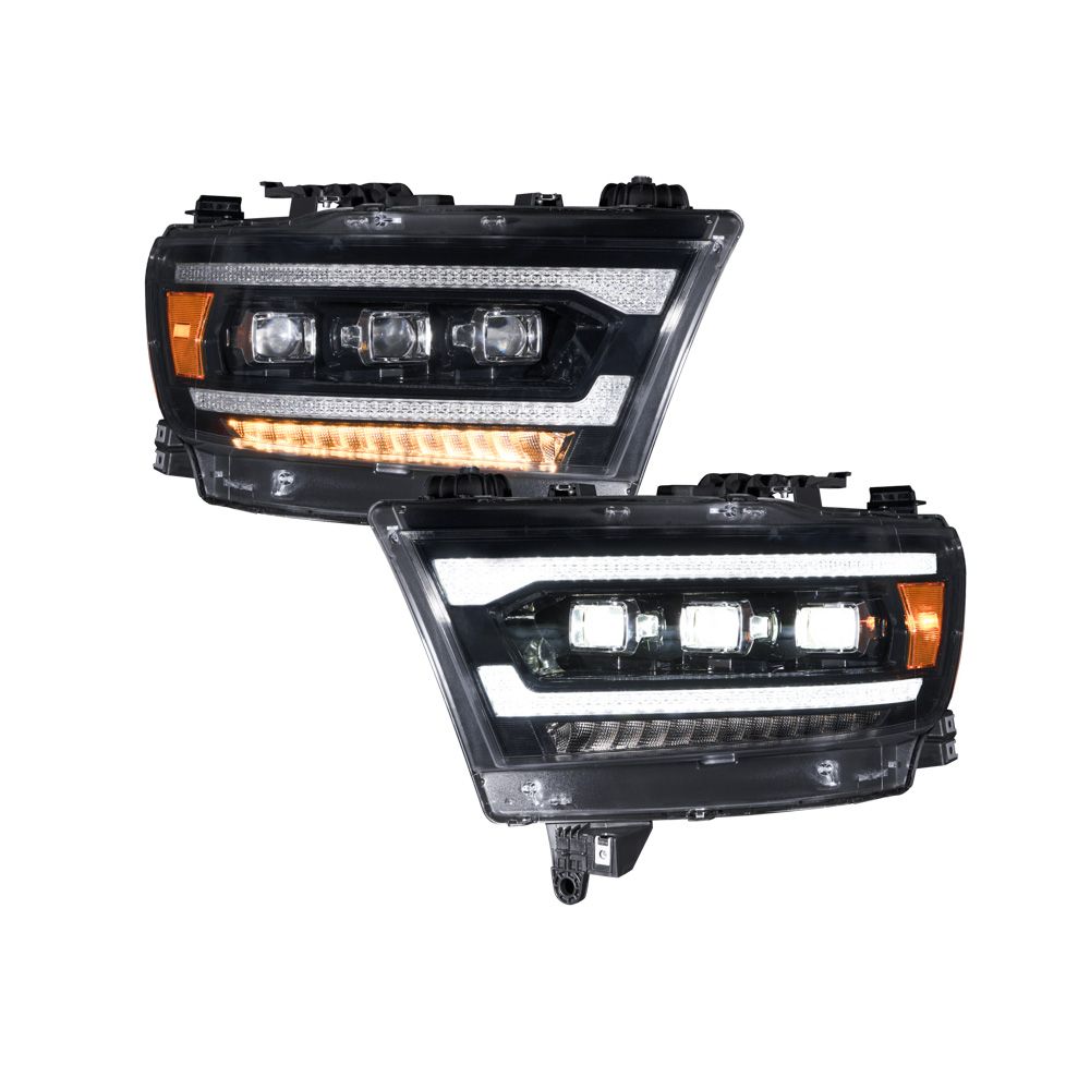 Form Lighting - 2019 - 2024 Ram 1500 Sequential LED Projector Headlights (pair)