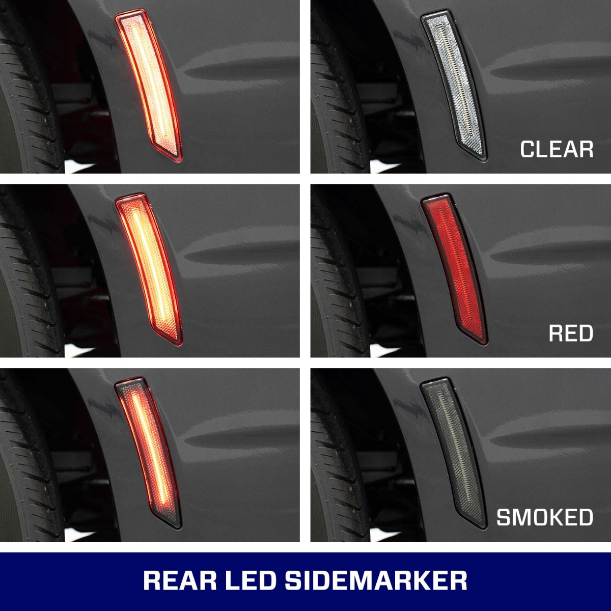 Form Lighting - 2024 - 2025 Ford Mustang LED Sidemarkers (set)