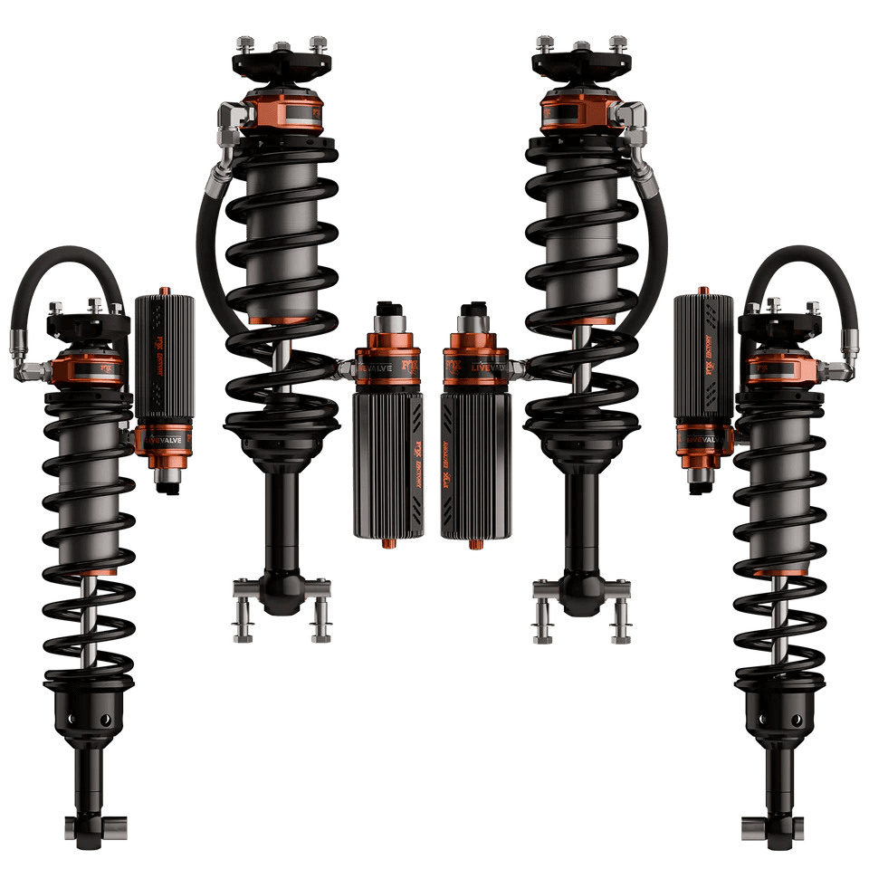 Fox - Fox 2021+ Ford Bronco 3.2 Factory Race Live Valve Coilover Kit (Connected Suspension)