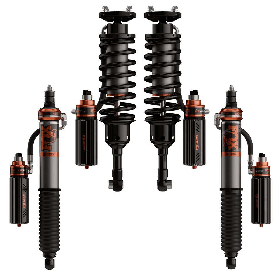 Fox - Fox 2024+ Toyota Tacoma 3.2 Factory Race Live Valve Internal Bypass Coilover Kit - 2 - 3in Lift