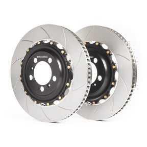 GiroDisc - GiroDisc 2 - Piece Rotors & Replacement Rings 2015+ S550 Ford Mustang GT / Bullitt / Mach 1 (6 - Piston Brembo)