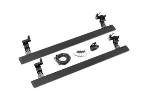 Go Rhino - RealTruck 2024 Toyota Tacoma CC 4dr VoltStep Electric Running Board Kit (No Drill) - Tex. Blk - Panda Motorworks