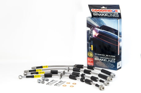Goodridge - 14-19 Ford Fiesta ST Goodridge Stainless Steel Brake Lines