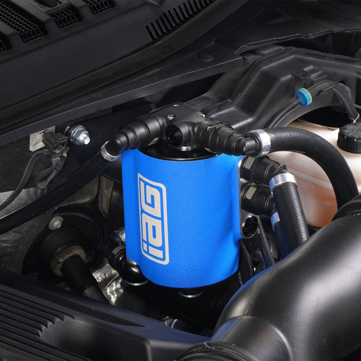 IAG Performance - IAG Air Oil Separator AOS For 17 - 23 Ford F - 150 & Raptor 3.5L EcoBoost - Panda Motorworks