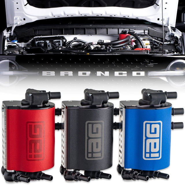 IAG Performance - IAG Air Oil Separator AOS For 2021+ 2.7L Ford Bronco - Panda Motorworks