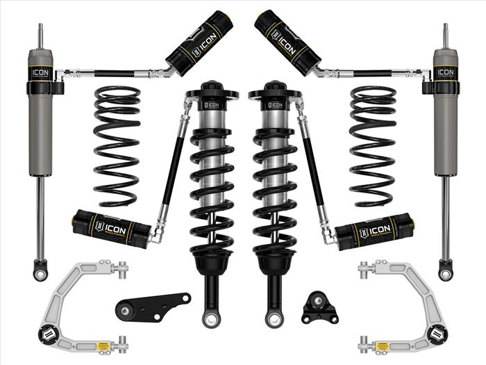 ICON - ICON 2024+ Toyota Tacoma 1.25 - 3in Lift Stage 4 Billet Suspension System w/Triple Rate Springs - Panda Motorworks