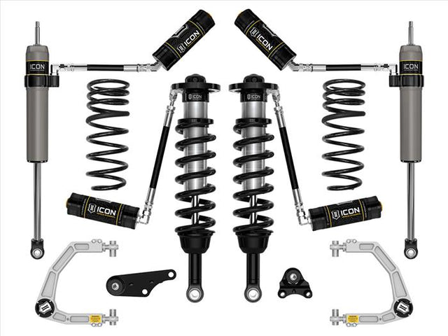 ICON - ICON 2024+ Toyota Tacoma 1.25 - 3in Lift Stage 4 Billet Suspension System w/Triple Rate Springs - Panda Motorworks