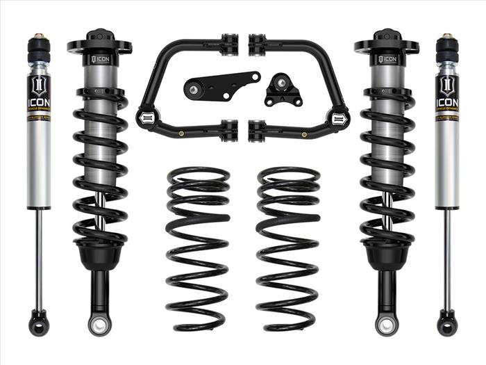 ICON - Icon 2024 Toyota Tacoma 1.25 - 3in Stage 2 Tubular Suspension System w/ Triple Rate Springs - Panda Motorworks