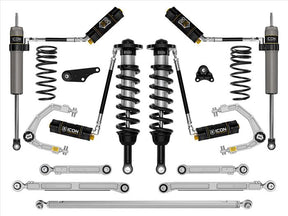 ICON - ICON 2024+ Toyota Tacoma 1.25in - 3in Stage 11 Suspension System Billet - Panda Motorworks