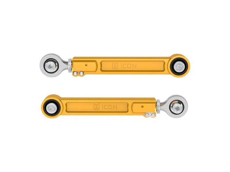 ICON - ICON 2024 Toyota Tacoma Billet Rear Upper Link Kit - Gold Anodized - Panda Motorworks