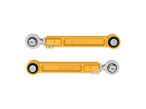 ICON - ICON 2024 Toyota Tacoma Billet Rear Upper Link Kit - Gold Anodized - Panda Motorworks