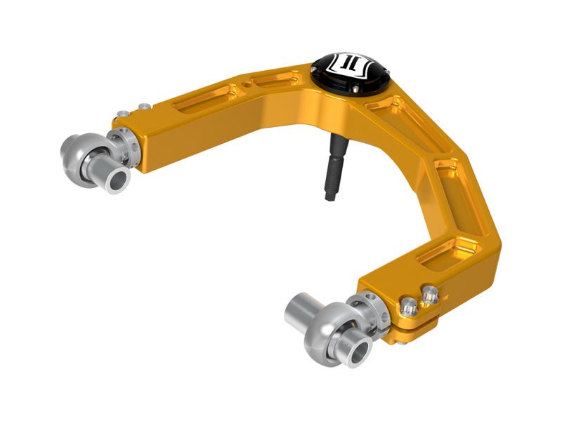 ICON - ICON 2024 Toyota Tacoma Billet Upper Control Arm w/ Delta Joint Pro - Gold Anodized - Panda Motorworks