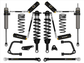 ICON - ICON 24+ Toyota Tacoma 1.25 - 3in Lift Stage 8 Suspension System Tubular UCA w/ Rear Springs - Panda Motorworks