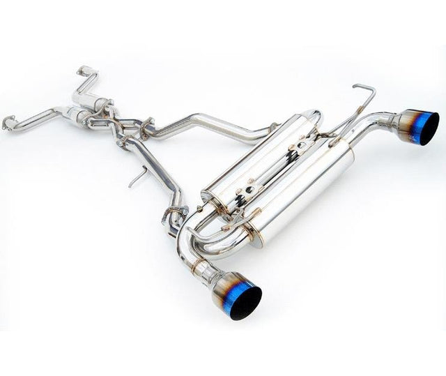Invidia - Invidia Gemini Rolled Stainless Steel Tip Cat - Back Exhaust Infiniti G37 Coupe 2008 - 2013
