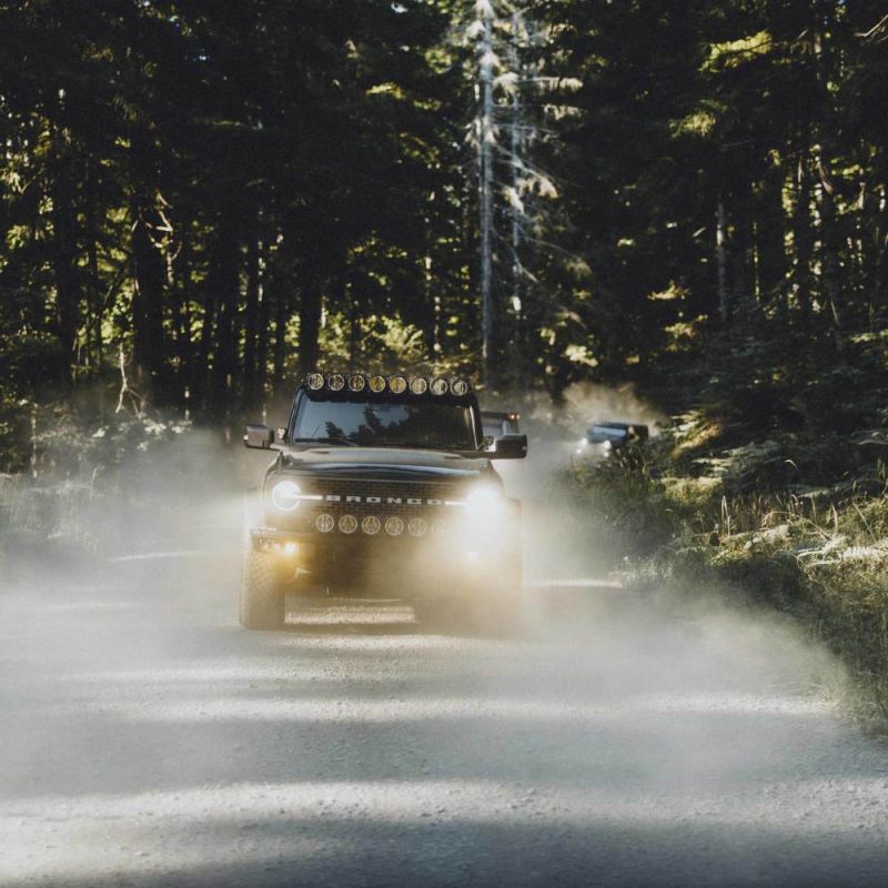 KC HiLites - KC HiLiTES 2021+ Ford Bronco FLEX ERA 3 Dual Mode SAE Fog Light Pocket Kit - Panda Motorworks