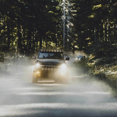 KC HiLites - KC HiLiTES 2021+ Ford Bronco FLEX ERA 3 Dual Mode SAE Fog Light Pocket Kit - Panda Motorworks