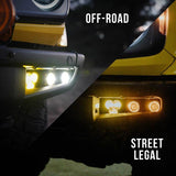 KC HiLites - KC HiLiTES 2021+ Ford Bronco FLEX ERA 3 Dual Mode SAE Fog Light Pocket Kit - Panda Motorworks