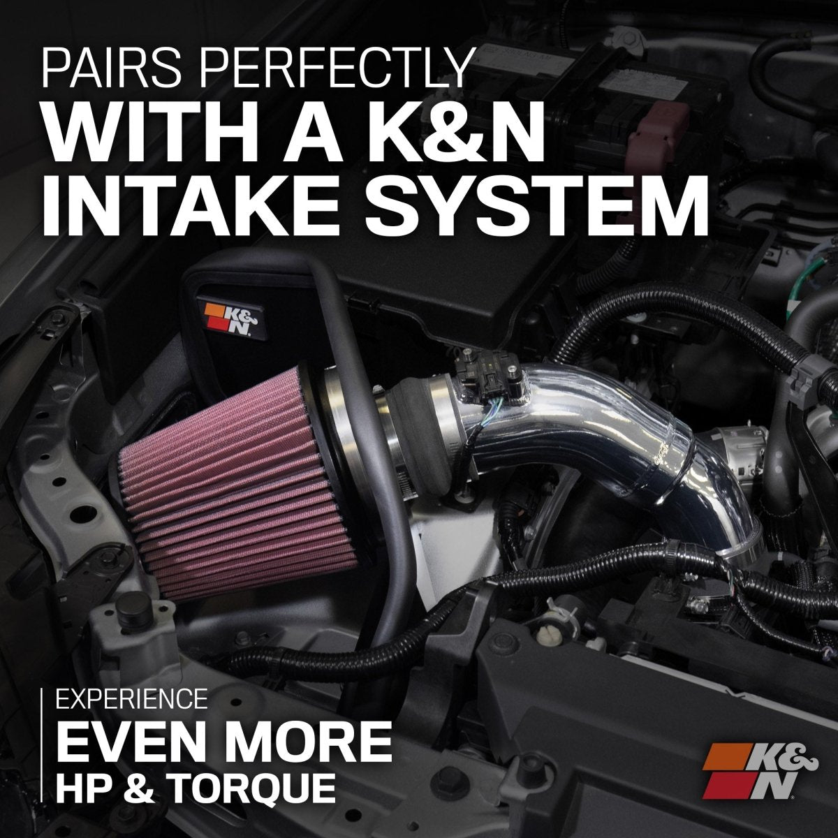 K&N Engineering - K&N 2024 Toyota Tacoma Turbo Charge Pipes - Panda Motorworks