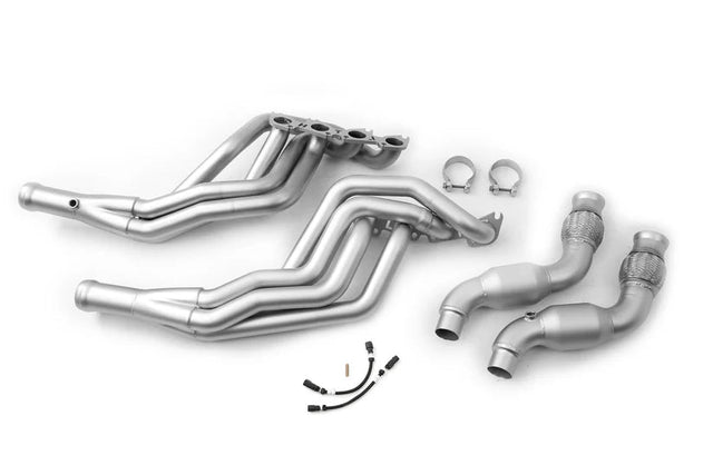 Long Tube Headers - Ford Mustang GT Long Tube Headers and Connector Pipes ('15+) - Panda Motorworks
