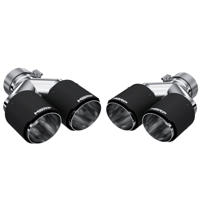 MBRP - Forte GT 2022+ Carbon Fiber Exhaust Tips for MBRP Axle - Back - Panda Motorworks