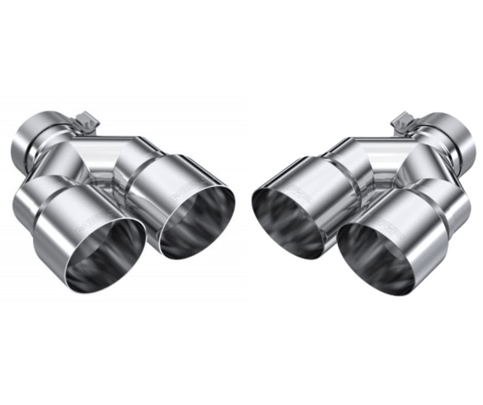 MBRP - Forte GT 2022+ T304 Stainless Steel Exhaust Tips for MBRP Axle - Back - Panda Motorworks