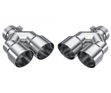MBRP - Forte GT 2022+ T304 Stainless Steel Exhaust Tips for MBRP Axle - Back - Panda Motorworks
