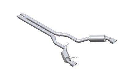 MBRP - MBRP 15 - 17 Ford Mustang GT 5.0 3in Cat Back Dual Split Rear Street Version 4.5in Tips