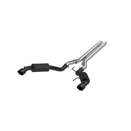 MBRP - MBRP 15 - 17 Ford Mustang GT 5.0 3in Cat Back Dual Split Rear Street Version 4.5in Tips
