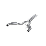 MBRP - MBRP 15 - 17 Ford Mustang GT 5.0 3in Cat Back Dual Split Rear Street Version 4.5in Tips