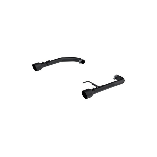 MBRP - MBRP 15 - 23 Ford Mustang 2.3L EcoBoost Black 2.5in Axle Back Dual Split Rear Exit (Race Version) - Panda Motorworks