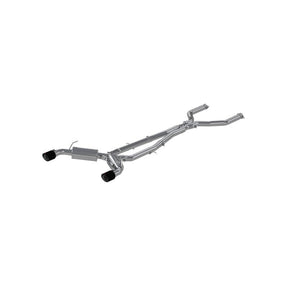 MBRP - MBRP 16 - 24 Infiniti Q50 3.0L FWD/AWD 3in Cat Back w/ 4.5in OD Carbon Fiber Tips - T304 - Panda Motorworks