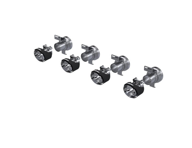 MBRP - MBRP 18 - 22 Kia Stinger GT Bezel Kit Quad Tip CF - Panda Motorworks