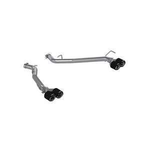 MBRP - MBRP 20 - 23 Ford Explorer ST 3.0L EcoBoost Dual Rear Exit Axle Back w/ Quad Carbon Fiber Tips - T304 - Panda Motorworks